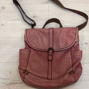Cynthia Rowley Dusty Rose Leather Shoulder Bag